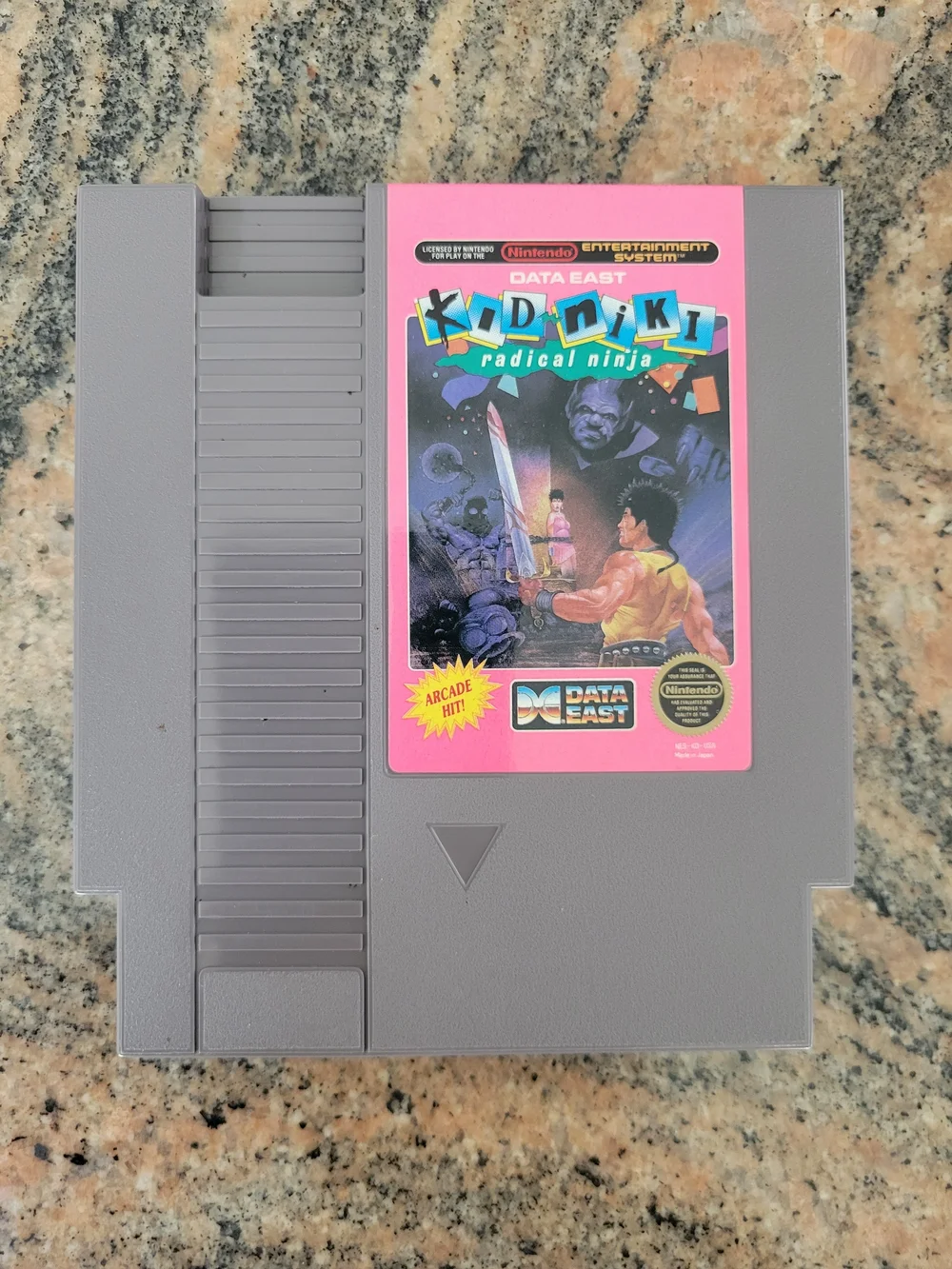 Nintendo (NES): Kid Niki Radical Ninja Game & Sheath (Premium - 5 Screw Version)